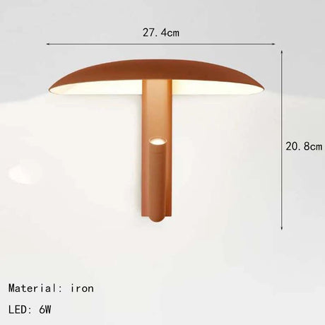 Mushroom Design Rotatable LED Wall Lamp - Hans Lumiere