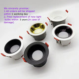 Narrow Frame Recessed LED Anti Glare Dimmable Downlight - Hans Lumiere