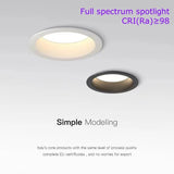 Narrow Frame Recessed LED Anti Glare Dimmable Downlight - Hans Lumiere