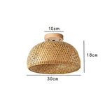Natural Bamboo LED Pendant Chandelier - Hans Lumiere