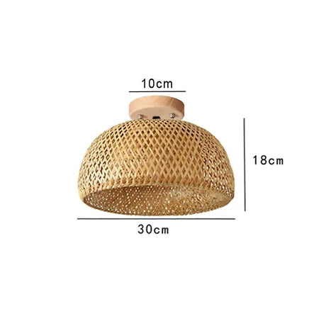 Natural Bamboo LED Pendant Chandelier - Hans Lumiere