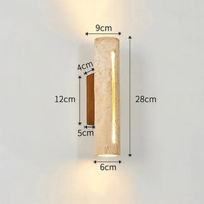 Natural Stone Japan Wabi Sabi LED Wall Lamp - Hans Lumiere