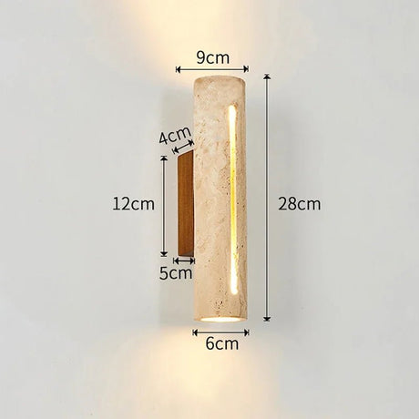 Natural Stone Japan Wabi Sabi LED Wall Lamp - Hans Lumiere