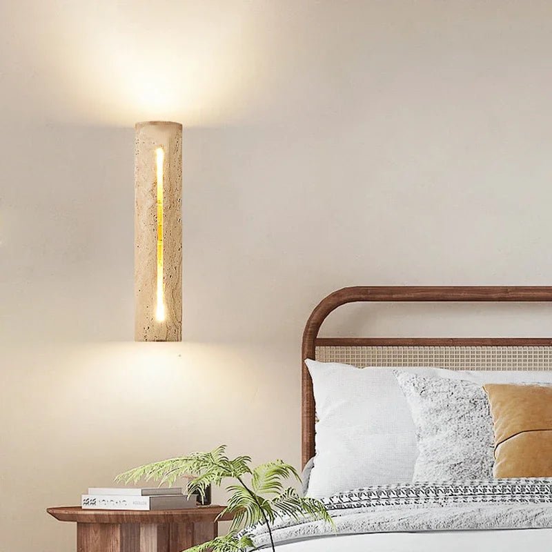 Natural Stone Japan Wabi Sabi LED Wall Lamp - Hans Lumiere