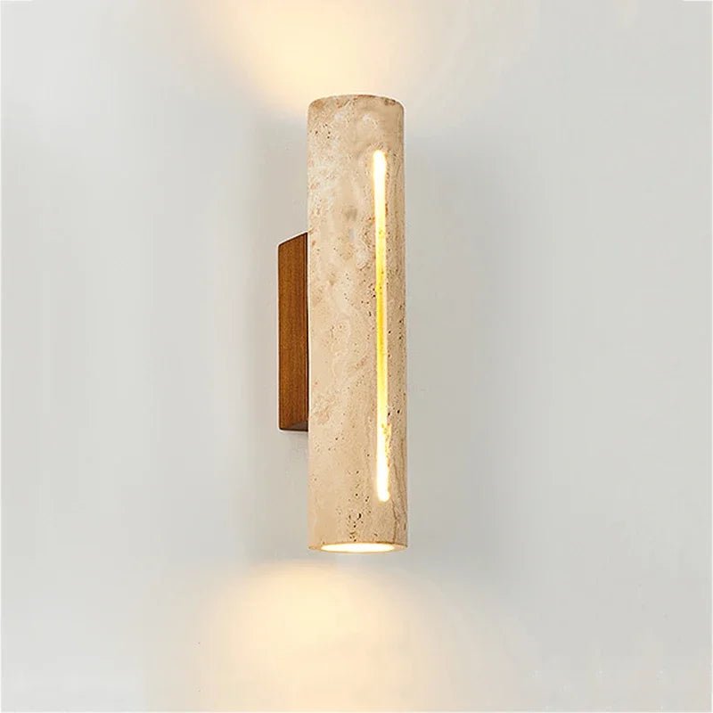 Natural Stone Japan Wabi Sabi LED Wall Lamp - Hans Lumiere