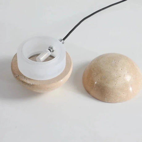 Natural Stone Lunar LED Chandelier Pendant Lamp - Hans Lumiere