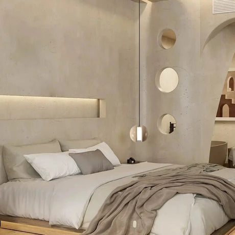 Natural Stone Lunar LED Chandelier Pendant Lamp - Hans Lumiere