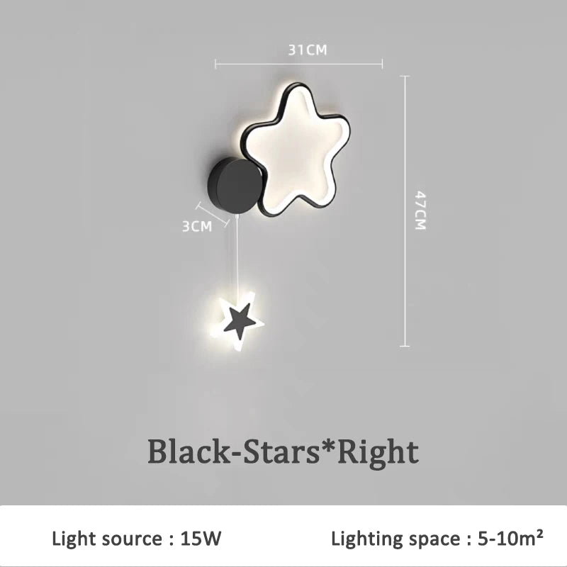 New Creative Children's Room Bedside Wall Lamp - Hans Lumiere