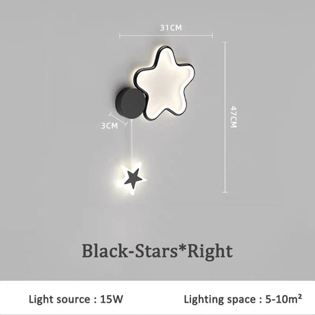 New Creative Children's Room Bedside Wall Lamp - Hans Lumiere