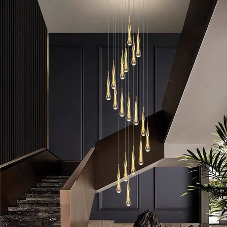 New Modern LED Crystal Chandelier Art Luster - Hans Lumiere