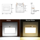 New Night Light Auto With On Off PIR Motion Sensor - Hans Lumiere