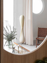 New Retro Wabi Sabi Wooden Floor Lamp - Hans Lumiere