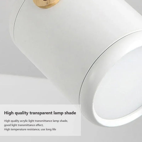 Nordic 3 Head Wooden LED Track Light - Hans Lumiere