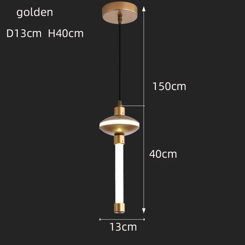 Nordic Acrylic Ring Pendant Chandelier - Hans Lumiere