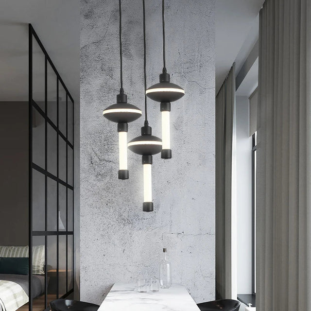 Nordic Acrylic Ring Pendant Chandelier - Hans Lumiere