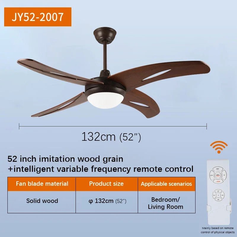 Nordic American Vintage LED Fan Light - Hans Lumiere