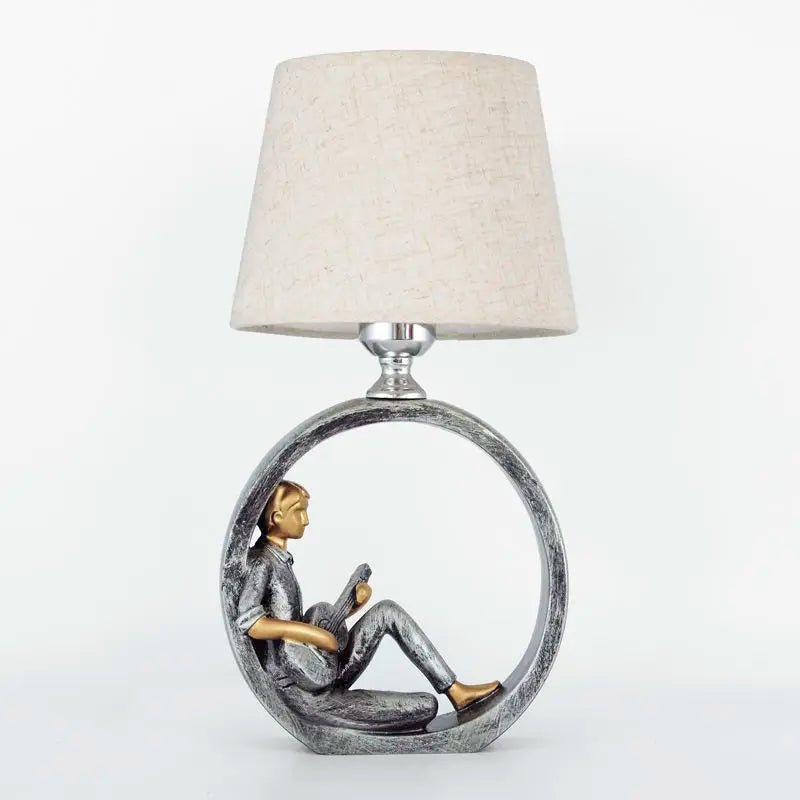 Nordic Art Bedroom Bedside Table Lamp - Hans Lumiere