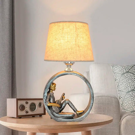 Nordic Art Bedroom Bedside Table Lamp - Hans Lumiere