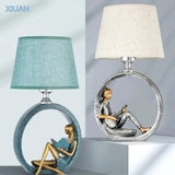 Nordic Art Bedroom Bedside Table Lamp - Hans Lumiere
