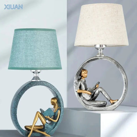 Nordic Art Bedroom Bedside Table Lamp - Hans Lumiere