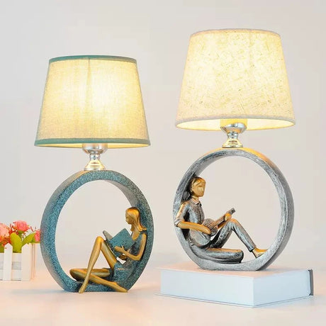 Nordic Art Bedroom Bedside Table Lamp - Hans Lumiere