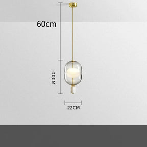 Nordic Bedroom Bedhead Glass Chandelier - Hans Lumiere