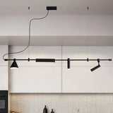 Nordic Black LED Chandelier | Suspension Ceiling Light - Hans Lumiere