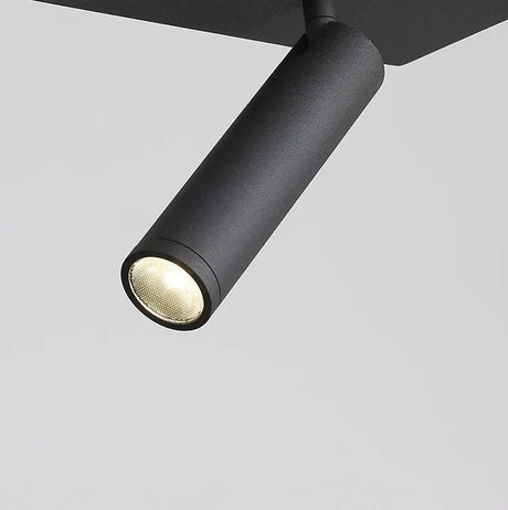 Nordic Black LED Chandelier | Suspension Ceiling Light - Hans Lumiere