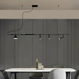 Nordic Black LED Chandelier | Suspension Ceiling Light - Hans Lumiere