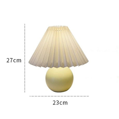 Nordic Ceramic Table Lamp – USB LED Bedside Light - Hans Lumiere