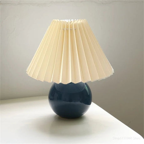 Nordic Ceramic Table Lamp – USB LED Bedside Light - Hans Lumiere