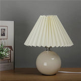 Nordic Ceramic Table Lamp – USB LED Bedside Light - Hans Lumiere