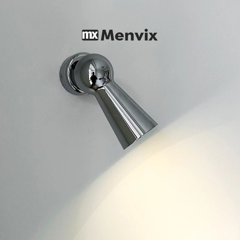 Nordic Chrome Adjustable LED Wall Sconce – Touch Dimmable Reading Light - Hans Lumiere