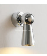 Nordic Chrome Adjustable LED Wall Sconce – Touch Dimmable Reading Light - Hans Lumiere