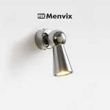 Nordic Chrome Adjustable LED Wall Sconce – Touch Dimmable Reading Light - Hans Lumiere