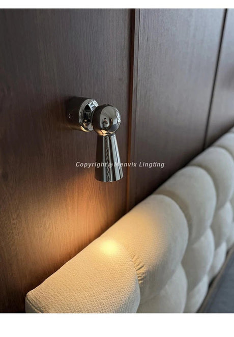Nordic Chrome Adjustable LED Wall Sconce – Touch Dimmable Reading Light - Hans Lumiere