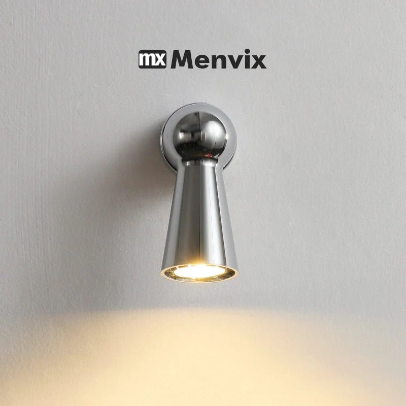Nordic Chrome Adjustable LED Wall Sconce – Touch Dimmable Reading Light - Hans Lumiere