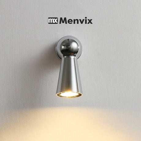 Nordic Chrome Adjustable LED Wall Sconce – Touch Dimmable Reading Light - Hans Lumiere