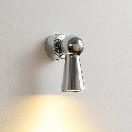 Nordic Chrome Adjustable LED Wall Sconce – Touch Dimmable Reading Light - Hans Lumiere