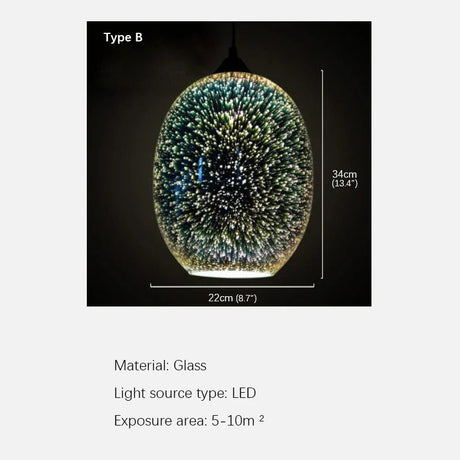 Nordic Color Glass Pendent Lamp - Hans Lumiere