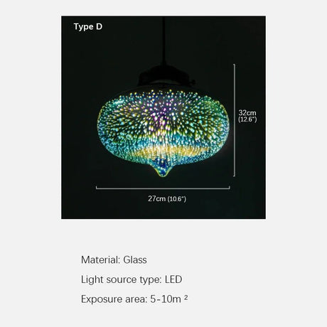 Nordic Color Glass Pendent Lamp - Hans Lumiere