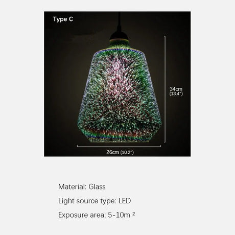 Nordic Color Glass Pendent Lamp - Hans Lumiere