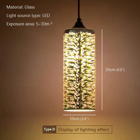 Nordic Color Glass Pendent Lamp - Hans Lumiere
