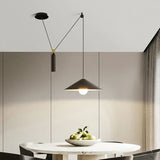 Nordic Cone Pendant Light – Removable LED Dining Lamp - Hans Lumiere