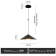 Nordic Cone Pendant Light – Removable LED Dining Lamp - Hans Lumiere