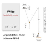 Nordic Cone Pendant Light – Removable LED Dining Lamp - Hans Lumiere