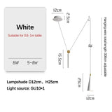 Nordic Cone Pendant Light – Removable LED Dining Lamp - Hans Lumiere