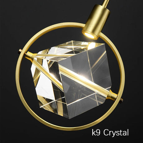 Nordic Crystal Led Pendant Lights Fixture - Hans Lumiere