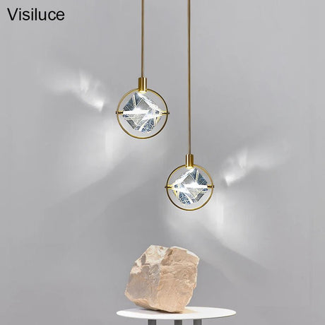 Nordic Crystal Led Pendant Lights Fixture - Hans Lumiere