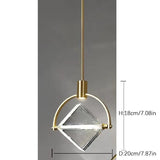 Nordic Crystal Led Pendant Lights Fixture - Hans Lumiere